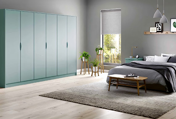 Image of a Handleless Style Loretto Bedroom in Matt Fjord