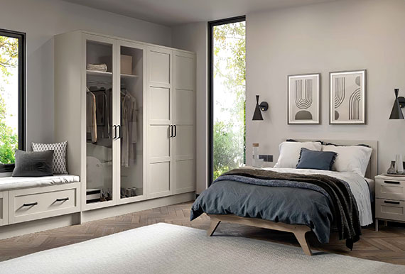 5-piece Dylan Bedroom in Matt Taupe Image