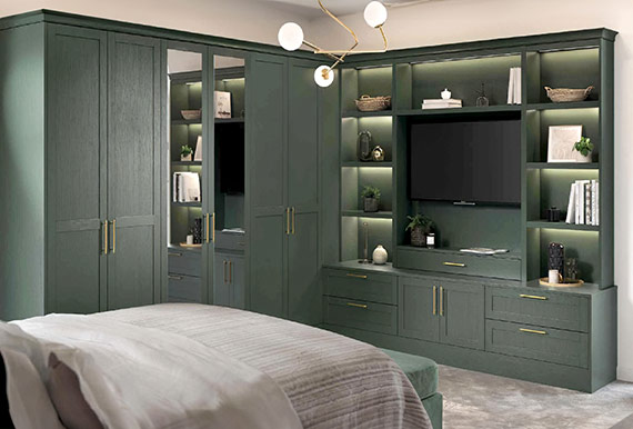 5-Piece Harlem Bedroom Legno in Evergreen Image