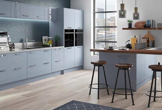 Image of the Marino Kitchen in Gloss Denim