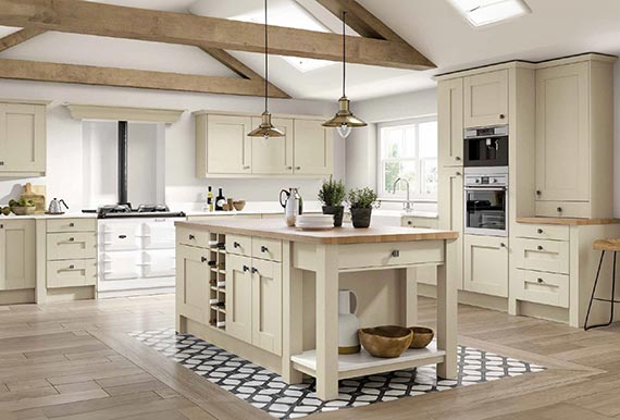 Image of the Fenwick Kitchen in Legno Ivory
