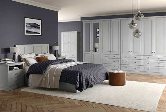 Image of a Matt Light Grey bedroom